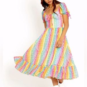 BM Rainbow Tea Party Dress 🌈